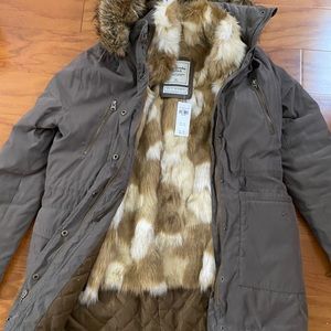 Abercrombie and Fitch women 2 in 1 jacket green M